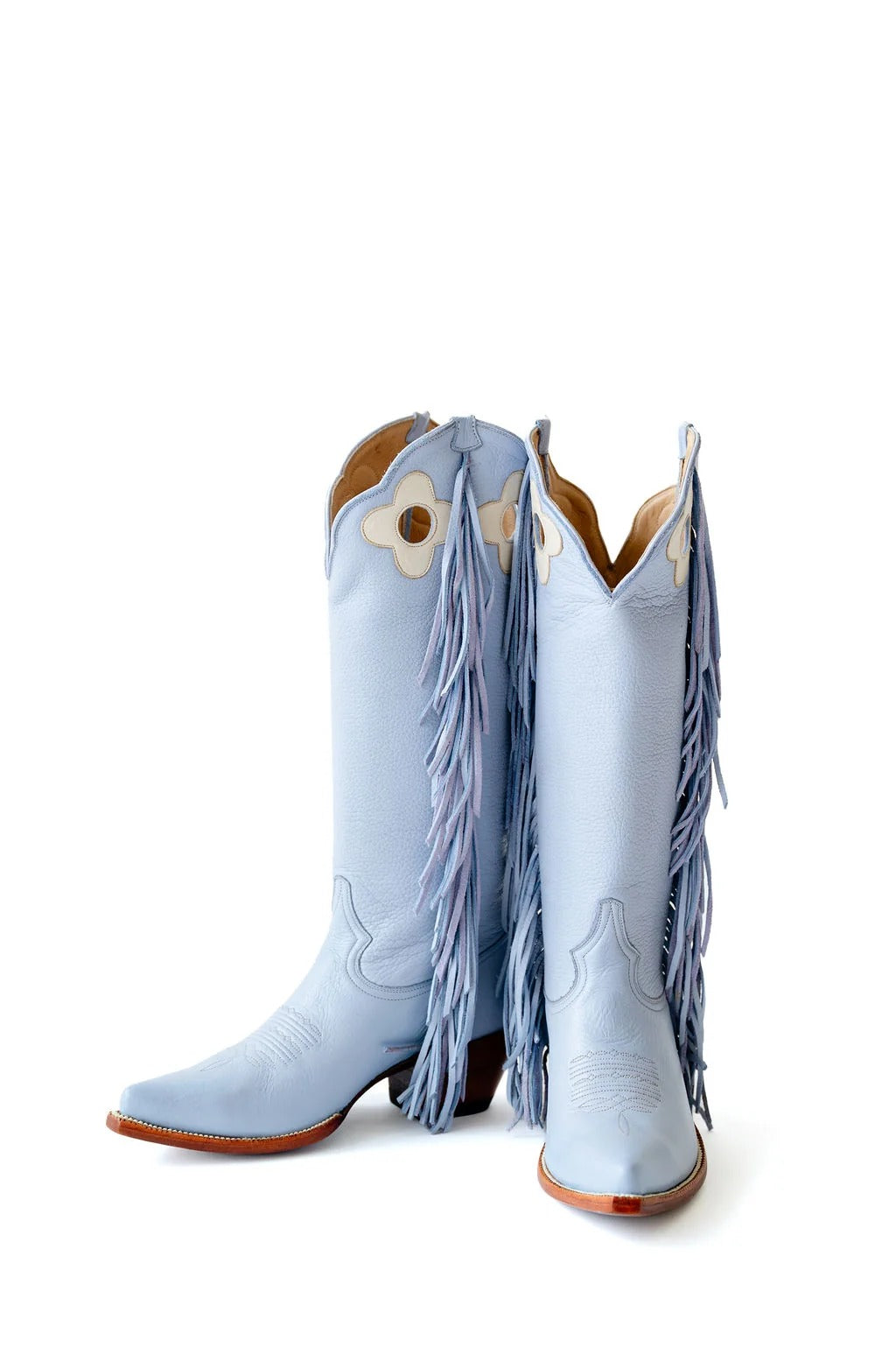 Prairie Bloom Fringe Western Boots