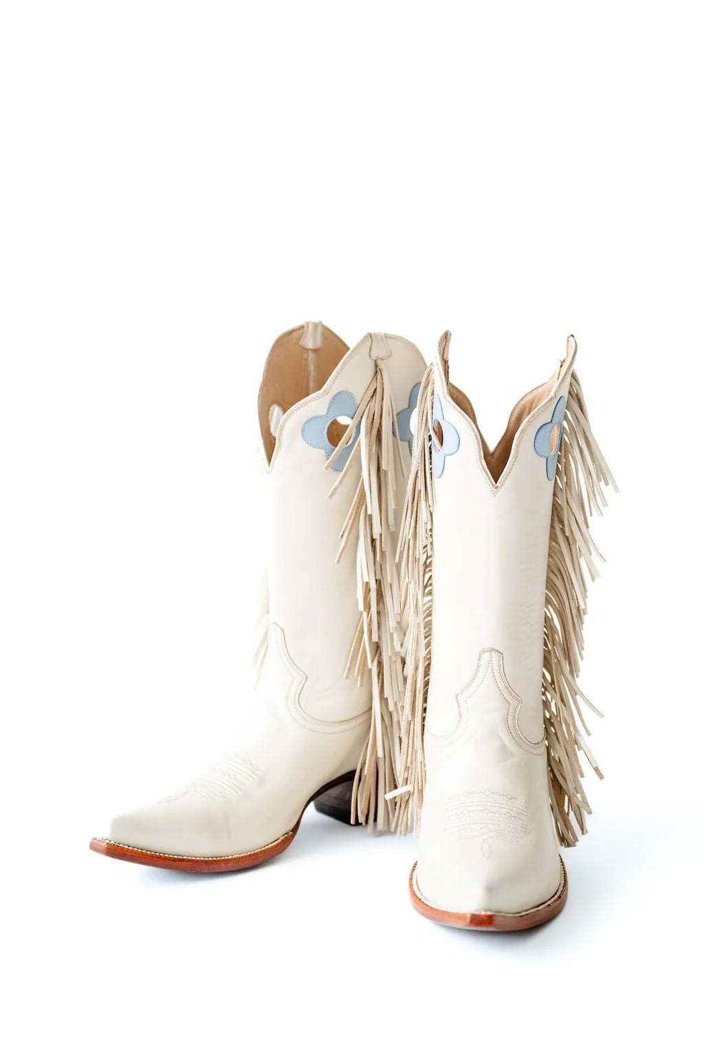 Prairie Bloom Fringe Western Boots