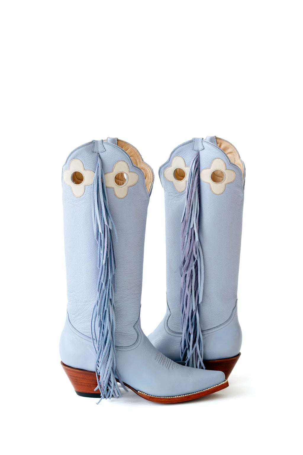 Prairie Bloom Fringe Western Boots