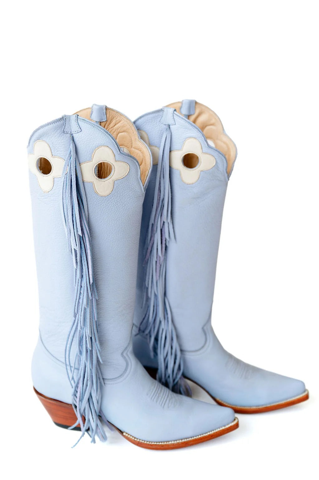 Prairie Bloom Fringe Western Boots