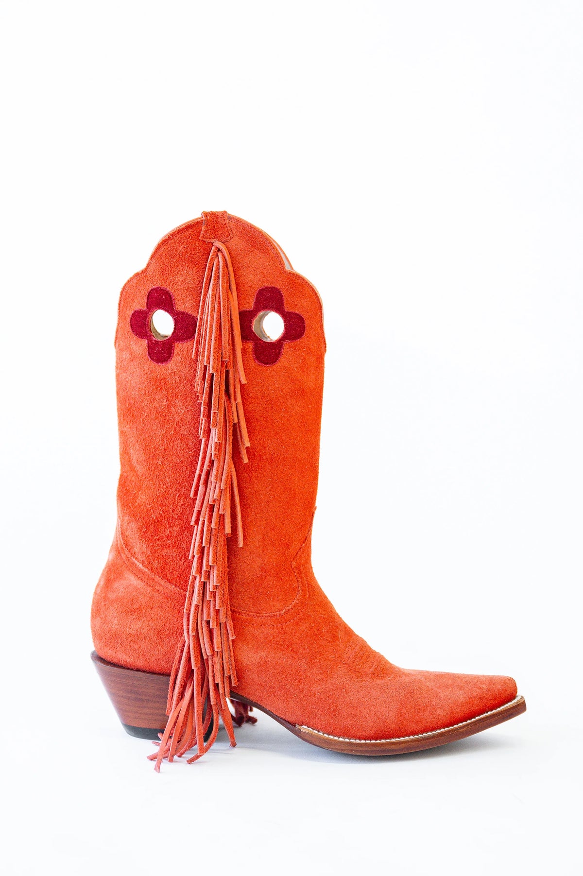 Prairie Bloom Fringe Western Boots