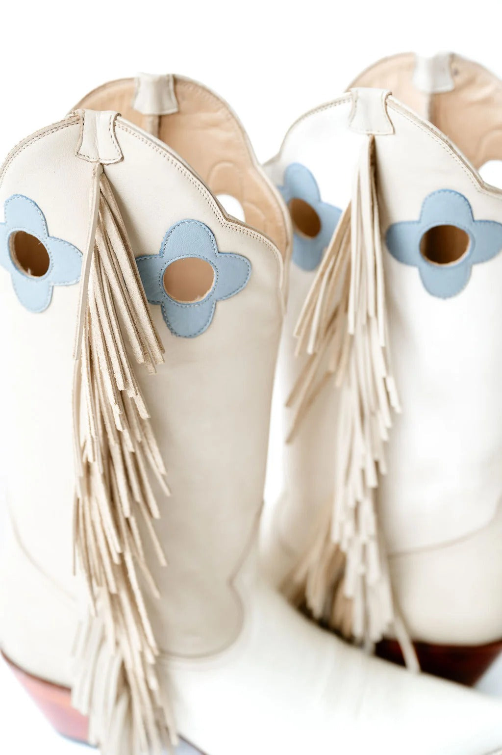 Prairie Bloom Fringe Western Boots