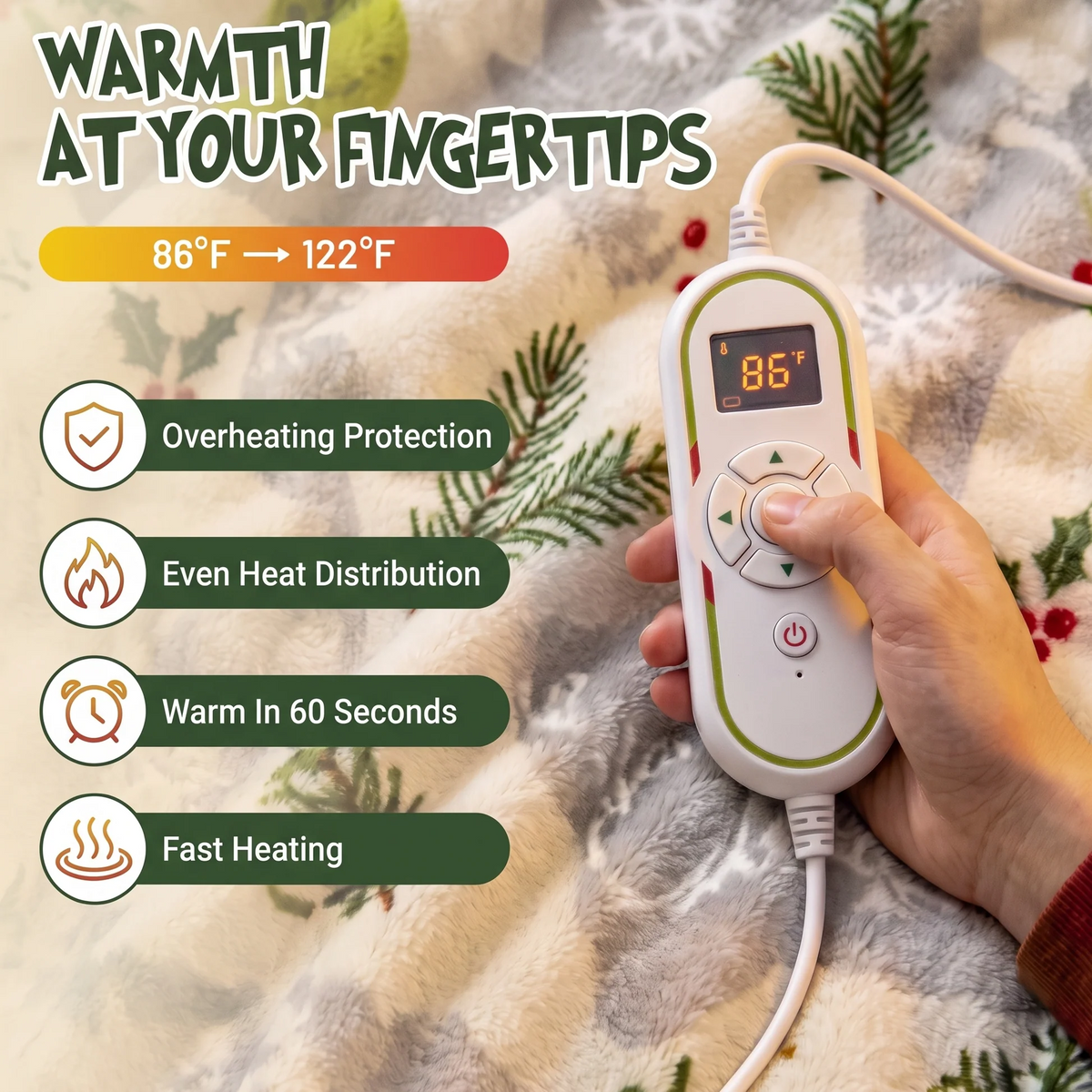 Merry Mischief Heated Cozy Robe