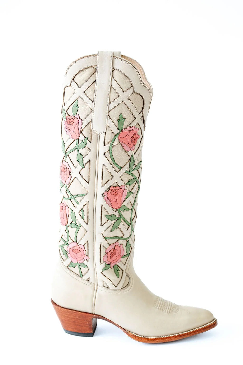 Rose Cowboy Boots